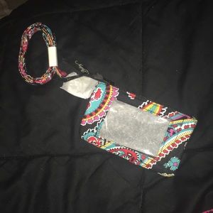 Vera Bradley Lanyard and Zip Wallet